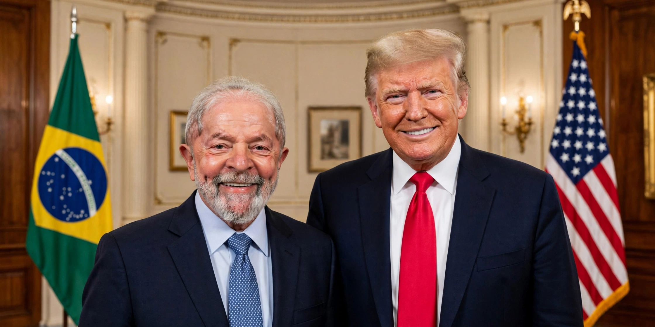 Lula e Trump conversam por 1h20 sobre tarifas dos EUA e combate ao PCC 