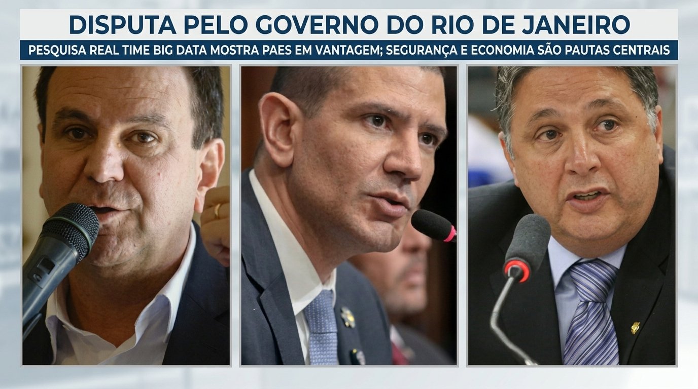 Pesquisa RJ: Eduardo Paes Lidera Corrida para o Governo com 37% das Intenções de Voto  